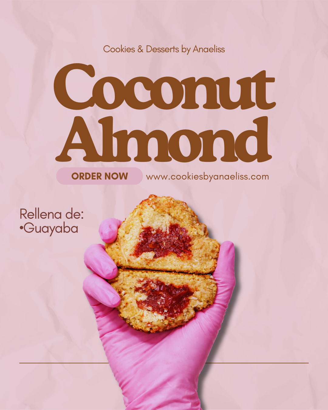 Coconut guava cake
