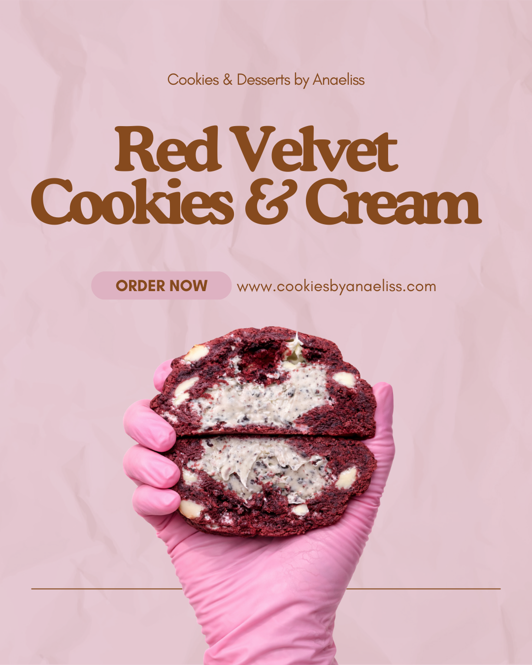 Red Velvet & Cookies &cream Cookies