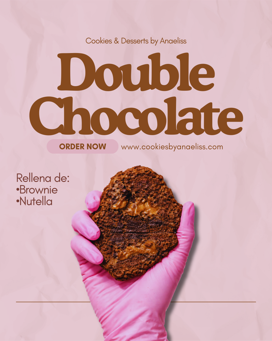 Double Chocolate brownie nutella