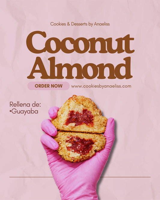 Coconut  guava cake