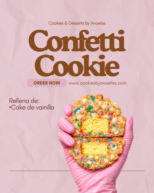 Confetti cake cookies