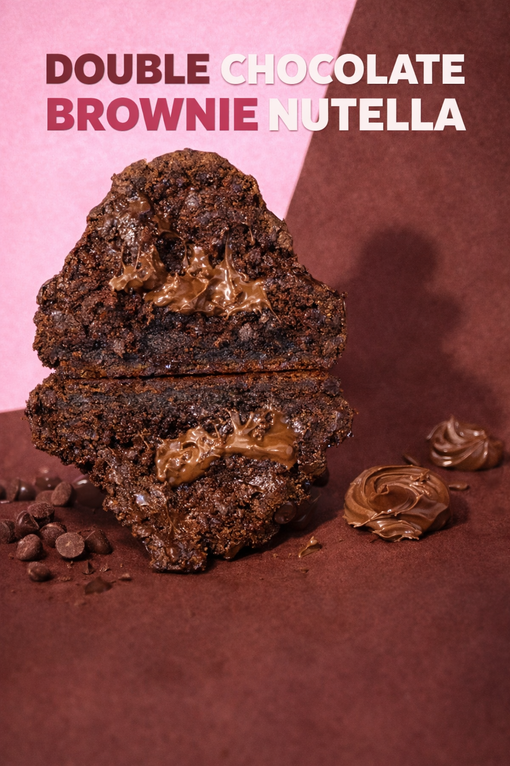 Double Chocolate brownie nutella