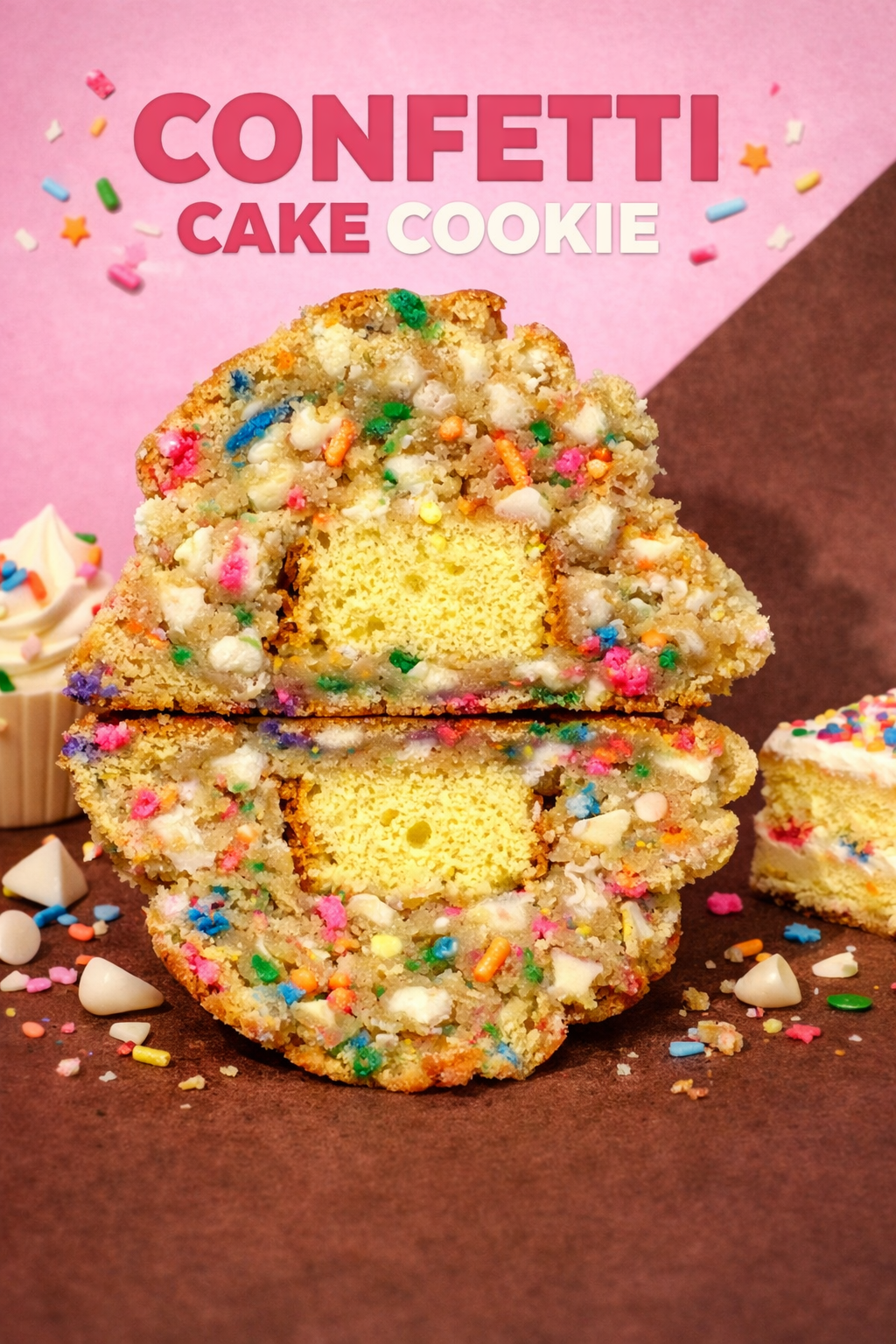 Confetti cake cookies